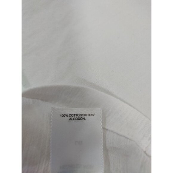 Lucky Brand Womens Sleeveless White Crochet Detailed Cotton Top Size L, NWT. - Picture 4 of 8